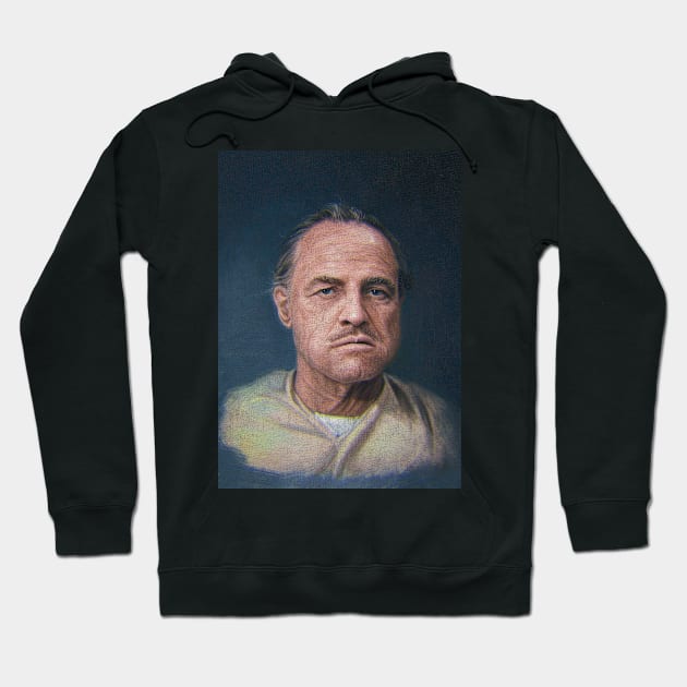 portrait marlon brando Hoodie by hamaka